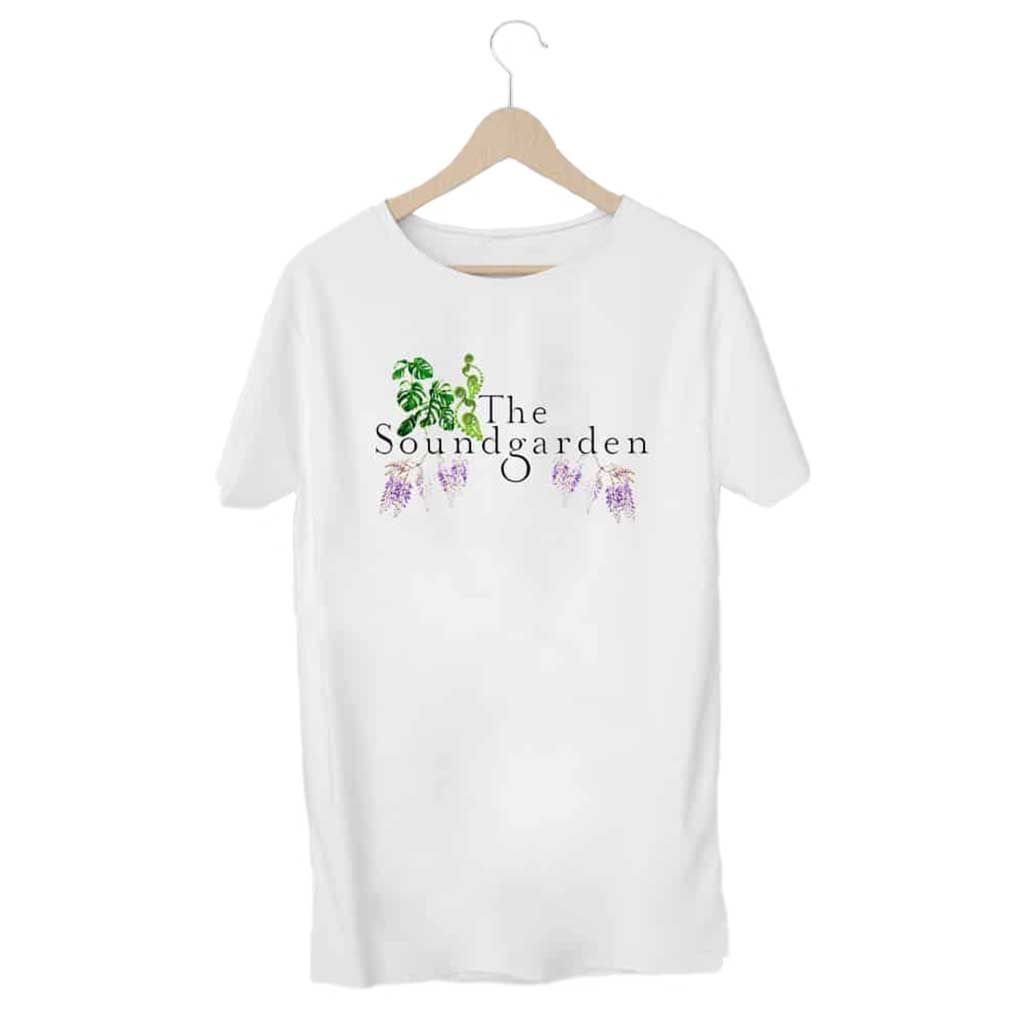 White Printed T-shirt Front