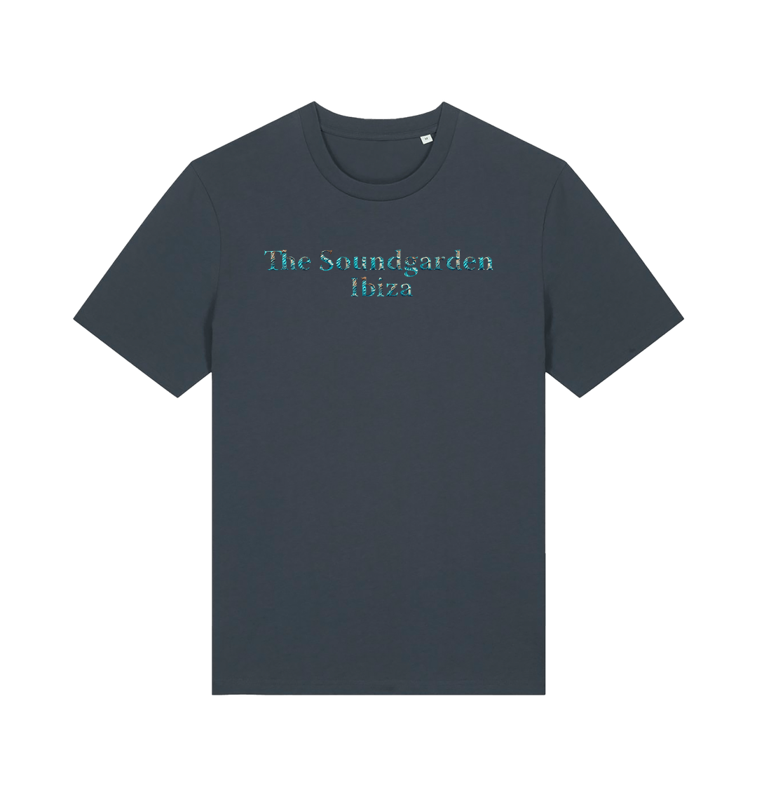 India Ink Grey Printed T-shirt