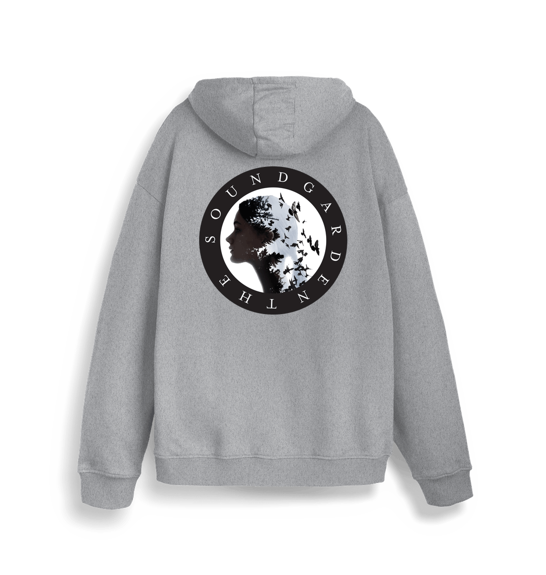 Heather Grey Printed Sweater