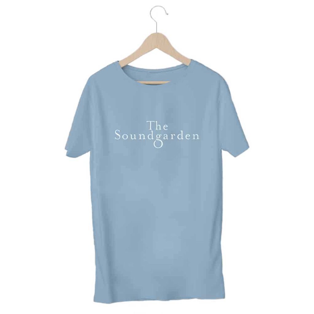 Sky Blue Printed T-shirt Front
