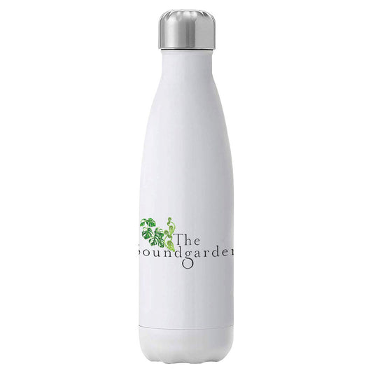 The Soundgarden Black Logo With Foliage Insulated Stainless Steel Water Bottle-The Soundgarden Ibiza
