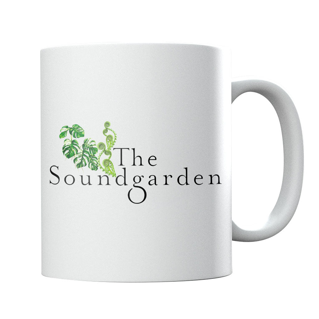 The Soundgarden Black Logo With Foliage Mug-The Soundgarden Ibiza