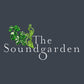 The Soundgarden White Logo With Foliage Unisex Cruiser Iconic Hoodie-The Soundgarden Ibiza