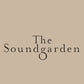 The Soundgarden Black Logo With Foliage Front And Back Print Men's Organic T-Shirt-The Soundgarden Ibiza
