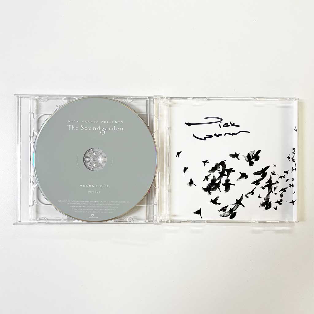 Nick Warren Presents The Soundgarden Volume 1 Signed CD-The Soundgarden Ibiza