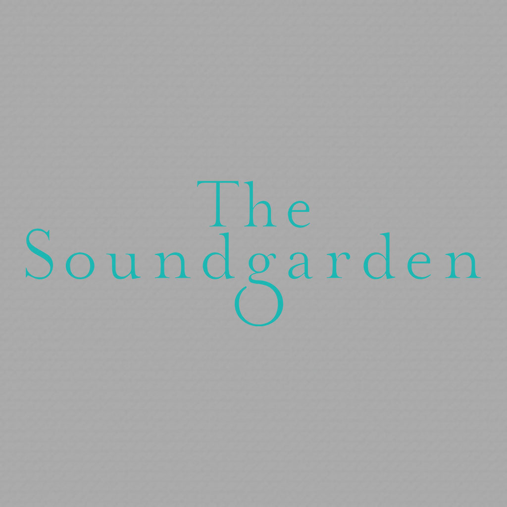 The Soundgarden Two Line Teal Logo Flat Peak Snapback Logo-The Soundgarden Ibiza