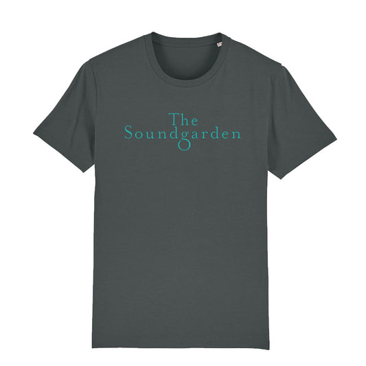 The Soundgarden Two Line Teal Logo Men's Organic T-Shirt-The Soundgarden Ibiza