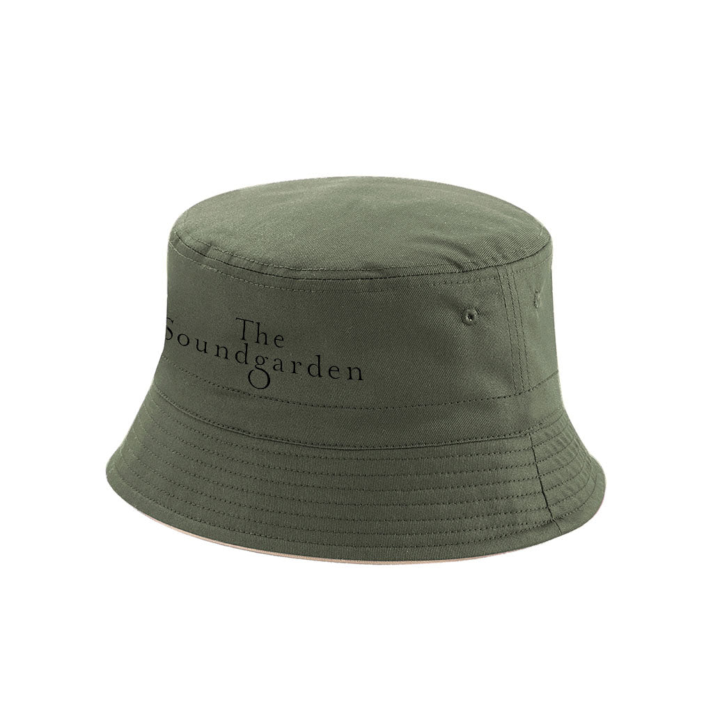 The Soundgarden Two Line Black Logo Reversible Bucket Hat-The Soundgarden Ibiza