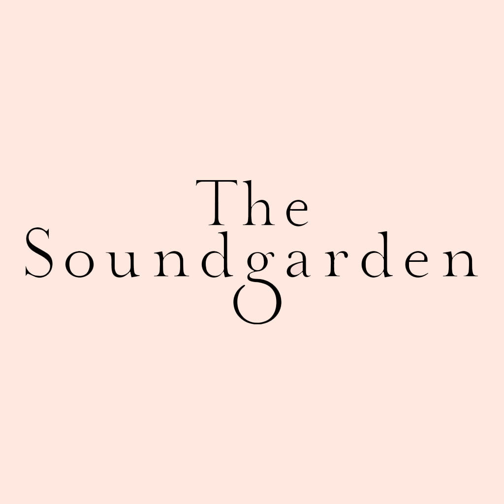 The Soundgarden Two Line Black Logo Unisex Organic T-Shirt-The Soundgarden Ibiza