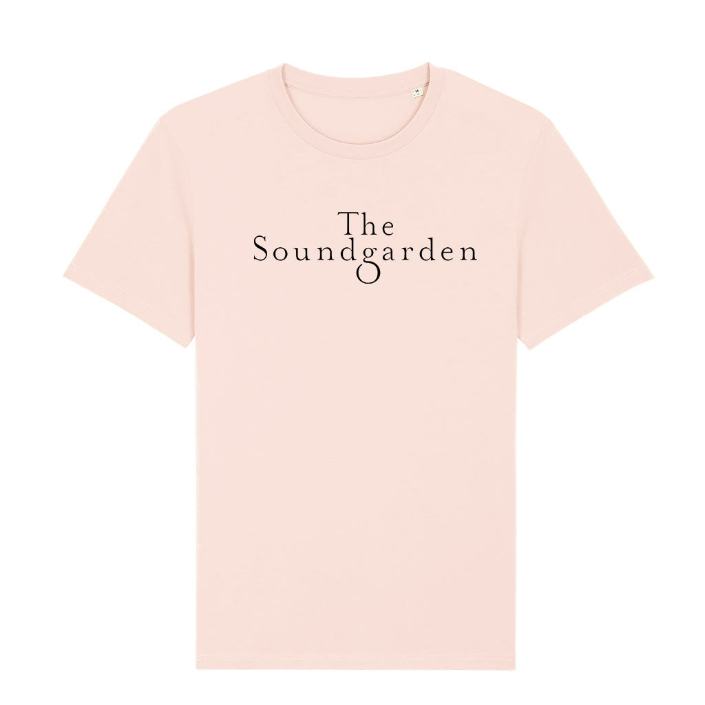 The Soundgarden Two Line Black Logo Unisex Organic T-Shirt-The Soundgarden Ibiza